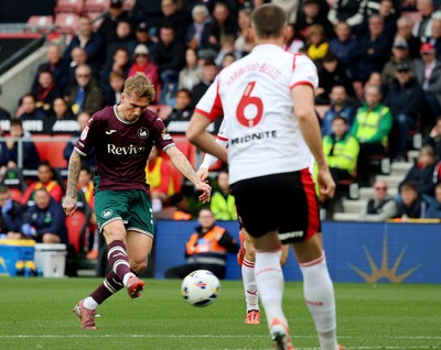 181025 - Southampton v Swansea City - Sky Bet Championship - Ethan Galbraith of Swansea City