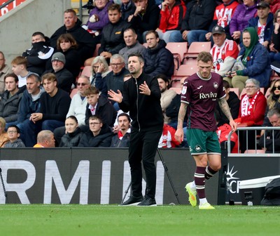 181025 - Southampton v Swansea City - Sky Bet Championship - Alan Sheehan, manager of Swansea City
