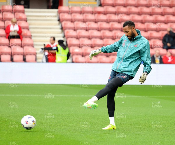 181025 - Southampton v Swansea City - Sky Bet Championship - Lawrence Vigouroux of Swansea City