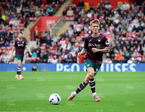 181025 - Southampton v Swansea City - Sky Bet Championship - Ethan Galbraith of Swansea City