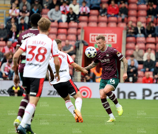 181025 - Southampton v Swansea City - Sky Bet Championship - Josh Tymon of Swansea City
