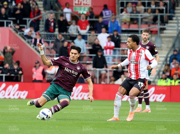 181025 - Southampton v Swansea City - Sky Bet Championship - Marko Stamenic of Swansea City