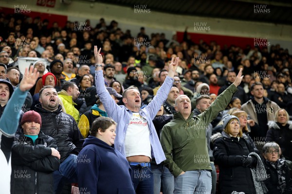 261223 - Southampton v Swansea City - Sky Bet Championship - Swansea fans