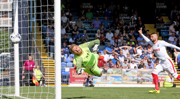 060816 - Southend United FC vs Gillingham FC -  EFL SkyBet League 1 -Max Ehmer of Gillingham scores their 2nd goal