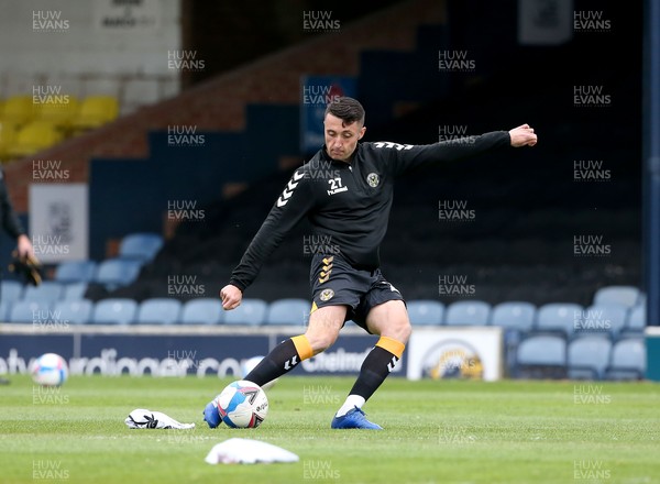 080521 - Southend United v Newport County - Sky Bet League 2 - Anthony Hartigan of Newport County warms up