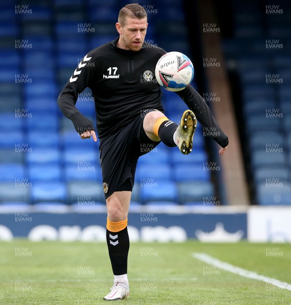 080521 - Southend United v Newport County - Sky Bet League 2 - Scot Bennett of Newport County warms up
