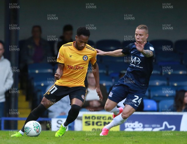 080817 - Southend United v Newport County - Carabao Cup - Lemar Reynolds 