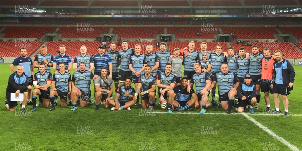 140418 - Southern Kings v Cardiff Blues - Guinness PRO14 - Cardiff Blues team