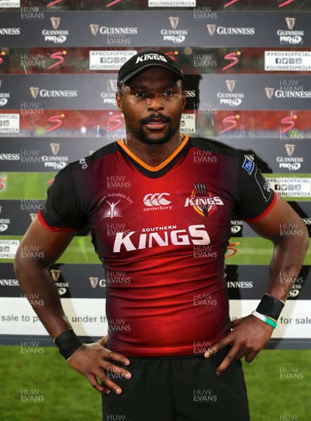 020318 - Southern Kings v Dragons - Guinness PRO14 -  Man of the Match Luzuko Vulindlu of Southern Kings 