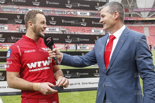 261117 - Southern Kings v Scarlets - Guinness PRO14 -   Paul Asquith of Scarlets man of the match