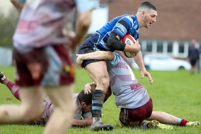 130424 - St Clears RFC v Lampeter Town RFC - Admiral National League 2 West - Jac Howells of St Clears 