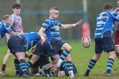 130424 - St Clears RFC v Lampeter Town RFC - Admiral National League 2 West - Daf Evans of St Clears 