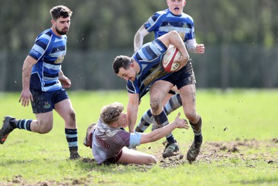 130424 - St Clears RFC v Lampeter Town RFC - Admiral National League 2 West - Dan Griffiths  for St Clears 