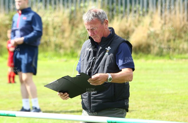 280821 - St Peters v Rumney - WRU National Plate -   WRU Rugby assessor Gareth Simmonds oversees the game
