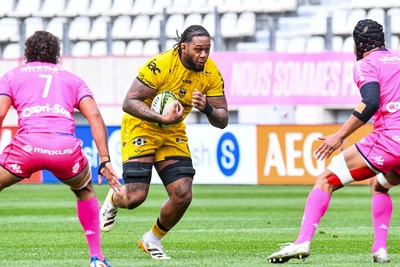 050426 - Stade Francais v Dragons RFC - EPCR Challenge Cup Round of 16 - Levi Douglas of Dragons