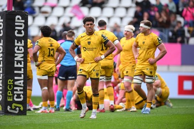 050426 - Stade Francais v Dragons RFC - EPCR Challenge Cup Round of 16 - Rio Dyer of Dragons