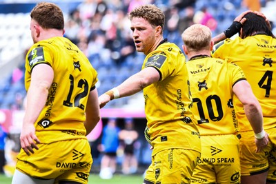 050426 - Stade Francais v Dragons RFC - EPCR Challenge Cup Round of 16 - Angus O’Brien of Dragons