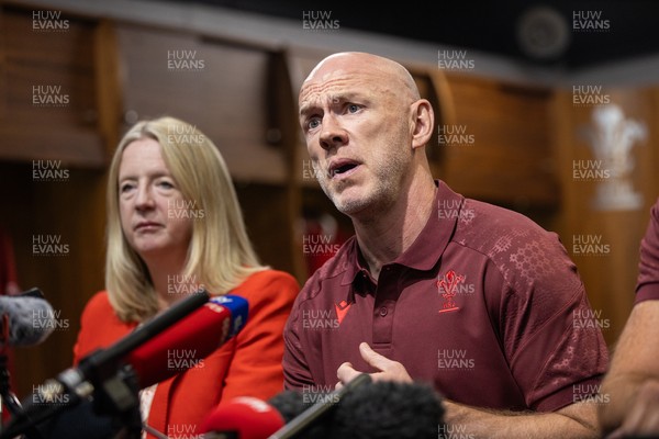 070825 - Picture shows new Wales Senior Mens Head Coach Steve Tandy at the Principality Stadium today