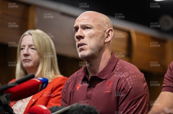 070825 - Picture shows new Wales Senior Mens Head Coach Steve Tandy at the Principality Stadium today