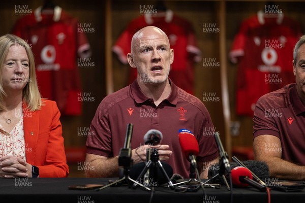 070825 - Picture shows new Wales Senior Mens Head Coach Steve Tandy at the Principality Stadium today