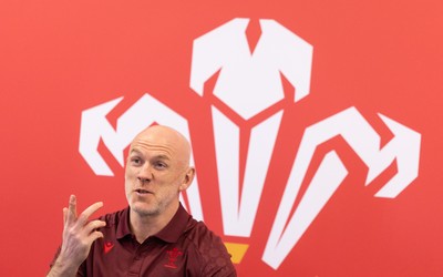 031225 - Rugby World Cup 2027 Pool Announcement  - Wales head coach Steve Tandy gives his reaction to the Rugby World Cup Pool draw during a media conference