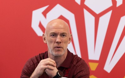 031225 - Rugby World Cup 2027 Pool Announcement  - Wales head coach Steve Tandy gives his reaction to the Rugby World Cup Pool draw during a media conference