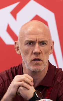 031225 - Rugby World Cup 2027 Pool Announcement  - Wales head coach Steve Tandy gives his reaction to the Rugby World Cup Pool draw during a media conference