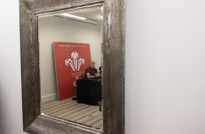 031225 - Rugby World Cup 2027 Pool Announcement  - Wales head coach Steve Tandy gives his reaction to the Rugby World Cup Pool draw during a media conference