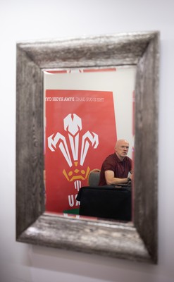 031225 - Rugby World Cup 2027 Pool Announcement  - Wales head coach Steve Tandy gives his reaction to the Rugby World Cup Pool draw during a media conference