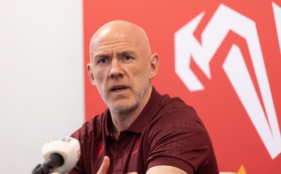 031225 - Rugby World Cup 2027 Pool Announcement  - Wales head coach Steve Tandy gives his reaction to the Rugby World Cup Pool draw during a media conference