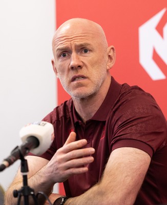 031225 - Rugby World Cup 2027 Pool Announcement  - Wales head coach Steve Tandy gives his reaction to the Rugby World Cup Pool draw during a media conference