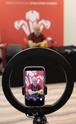 031225 - Rugby World Cup 2027 Pool Announcement  - Wales head coach Steve Tandy gives his reaction to the Rugby World Cup Pool draw during a media conference
