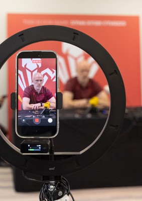 031225 - Rugby World Cup 2027 Pool Announcement  - Wales head coach Steve Tandy gives his reaction to the Rugby World Cup Pool draw during a media conference