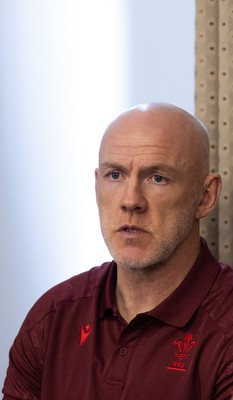 031225 - Rugby World Cup 2027 Pool Announcement  - Wales head coach Steve Tandy gives his reaction to the Rugby World Cup Pool draw during a media conference