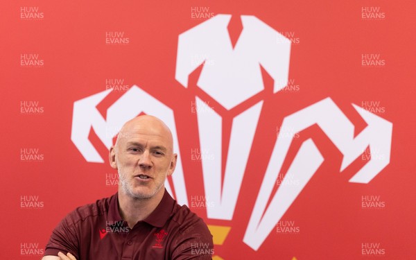 031225 - Rugby World Cup 2027 Pool Announcement  - Wales head coach Steve Tandy gives his reaction to the Rugby World Cup Pool draw during a media conference