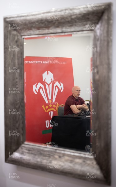 031225 - Rugby World Cup 2027 Pool Announcement  - Wales head coach Steve Tandy gives his reaction to the Rugby World Cup Pool draw during a media conference