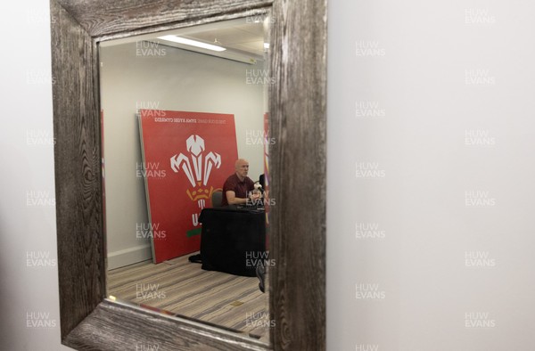 031225 - Rugby World Cup 2027 Pool Announcement  - Wales head coach Steve Tandy gives his reaction to the Rugby World Cup Pool draw during a media conference