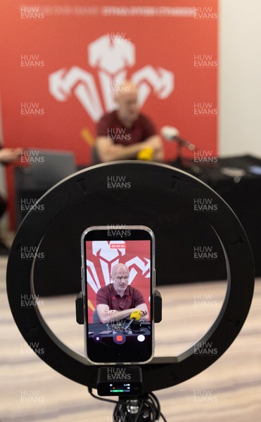 031225 - Rugby World Cup 2027 Pool Announcement  - Wales head coach Steve Tandy gives his reaction to the Rugby World Cup Pool draw during a media conference