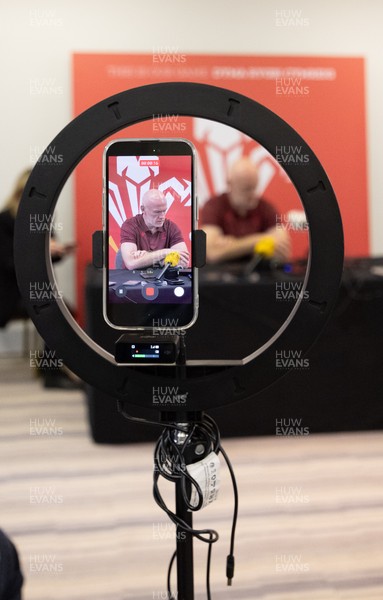 031225 - Rugby World Cup 2027 Pool Announcement  - Wales head coach Steve Tandy gives his reaction to the Rugby World Cup Pool draw during a media conference