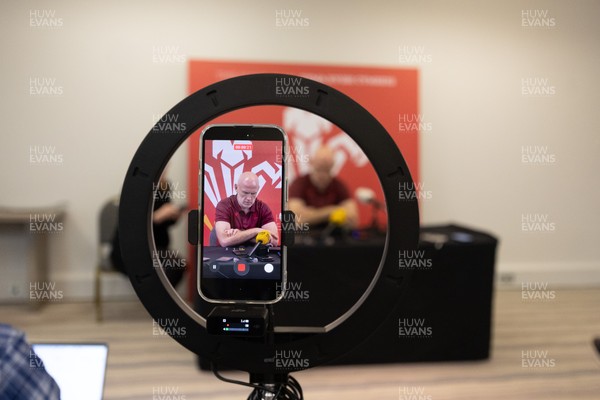 031225 - Rugby World Cup 2027 Pool Announcement  - Wales head coach Steve Tandy gives his reaction to the Rugby World Cup Pool draw during a media conference