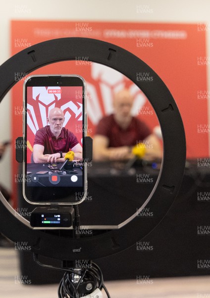 031225 - Rugby World Cup 2027 Pool Announcement  - Wales head coach Steve Tandy gives his reaction to the Rugby World Cup Pool draw during a media conference