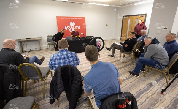 031225 - Rugby World Cup 2027 Pool Announcement  - Wales head coach Steve Tandy gives his reaction to the Rugby World Cup Pool draw during a media conference