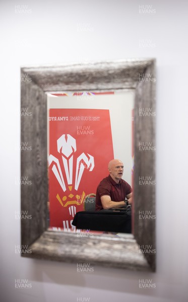 031225 - Rugby World Cup 2027 Pool Announcement  - Wales head coach Steve Tandy gives his reaction to the Rugby World Cup Pool draw during a media conference
