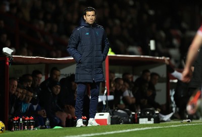 091225 - Stevenage FC v Cardiff City - SkyBet League One - Cardiff City Manager Brian Barry-Murphy 