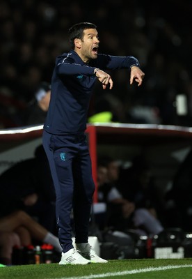 091225 - Stevenage FC v Cardiff City - SkyBet League One - Cardiff City Manager Brian Barry-Murphy 
