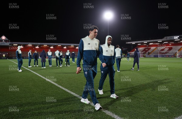 091225 - Stevenage FC v Cardiff City - SkyBet League One - Cardiff City arrive at the stadium