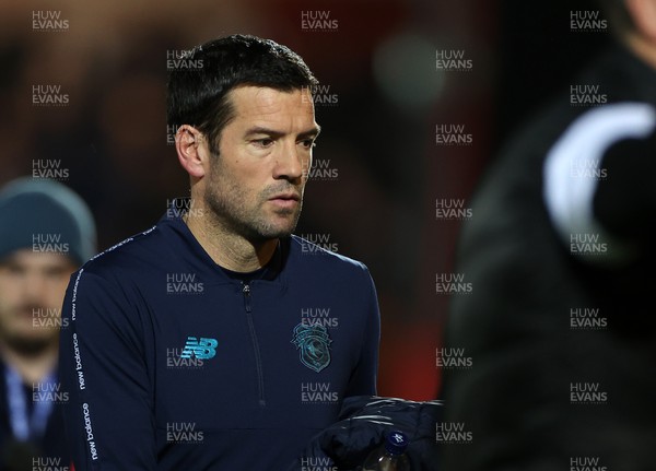 091225 - Stevenage FC v Cardiff City - SkyBet League One - Cardiff City Manager Brian Barry-Murphy 