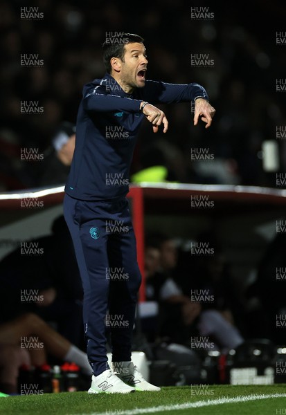 091225 - Stevenage FC v Cardiff City - SkyBet League One - Cardiff City Manager Brian Barry-Murphy 