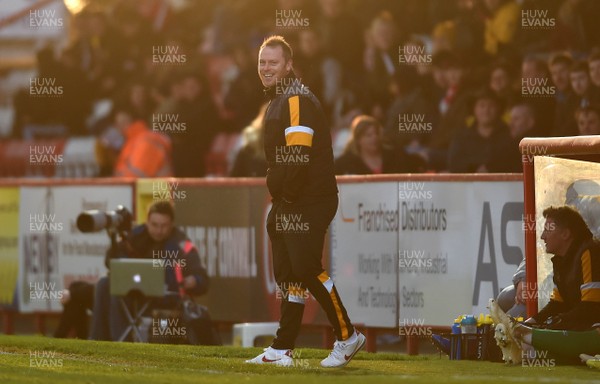 010119 - Stevenage v Newport County - SkyBet League 2 - Newport County Manager Michale Flynn