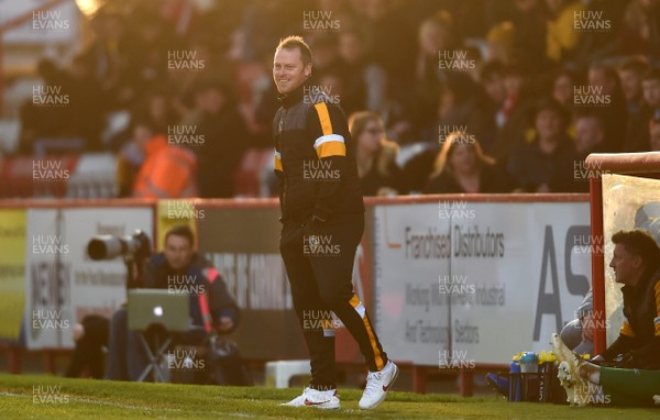 010119 - Stevenage v Newport County - SkyBet League 2 - Newport County Manager Michale Flynn